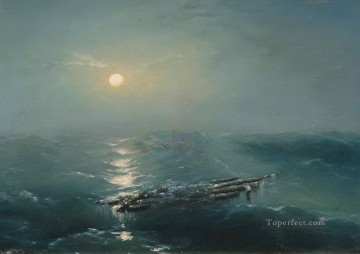 夜の海 ロマンチックなイワン・アイヴァゾフスキー ロシア Oil Paintings